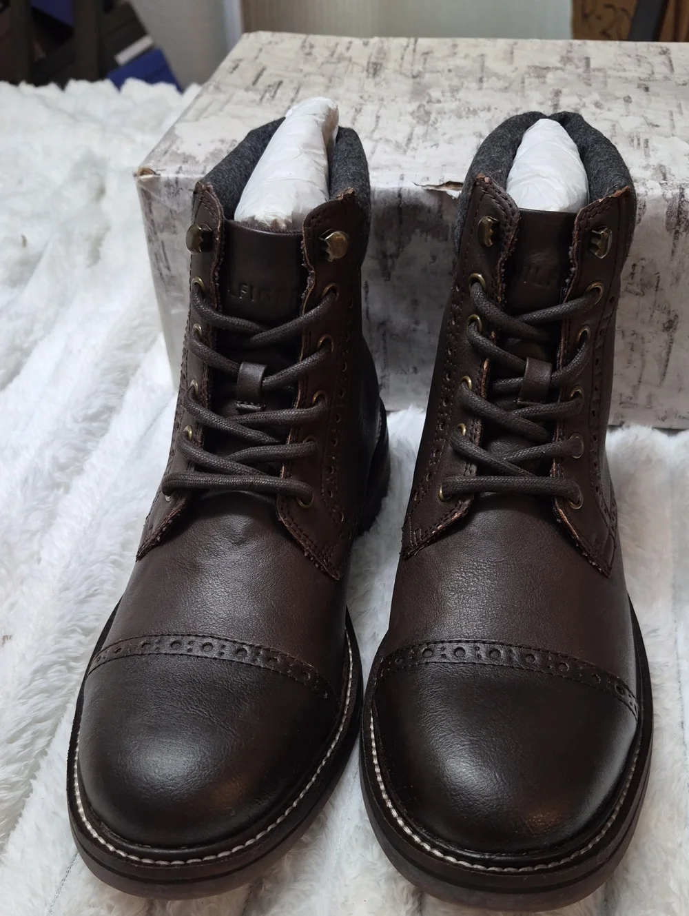 Tommy Hilfiger Herbie Dark Brown Boots Women's Sz 9 M New